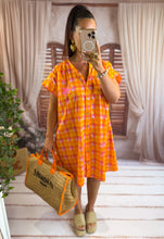 Charger l'image dans la galerie, Robe chemise manche courte palmier NAÏMA (36 au 46) New