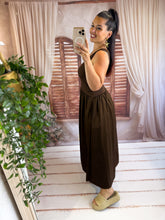 Charger l'image dans la galerie, Robe chocolat asymétrique KAYLA (34 au 38)