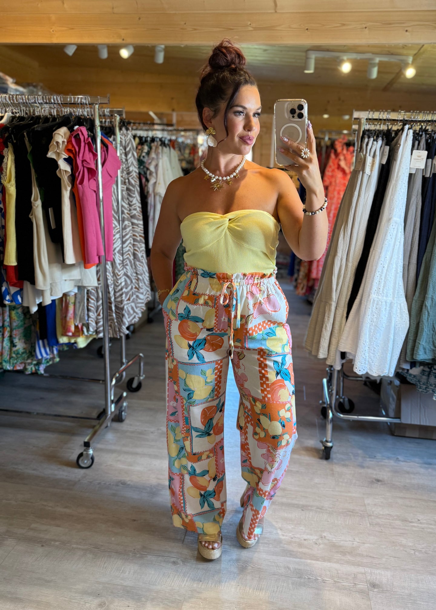 Pantalon jaune dolce vita ( 36 au 42 )