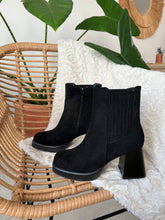 Charger l&#39;image dans la galerie, Bottine noir à talon DJO ( 36 au 41 )