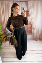 Charger l'image dans la galerie, Pantalon de costume fluide noir BILL