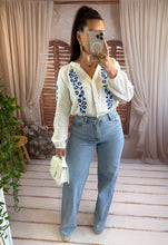Charger l'image dans la galerie, Jean wide leg coeur ZURI (34 au 42)