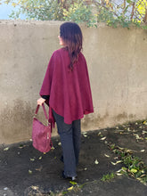 Charger l&#39;image dans la galerie, Sac effet daim bordeaux CATIA