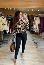 Charger l&#39;image dans la galerie, Jean slim noir push up PAPAYE (36 au 44)