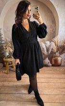 Charger l&#39;image dans la galerie, Robe scintillante noir VICTOIRE (36 au 48)⭐️