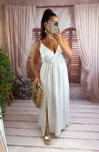 Charger l'image dans la galerie, Robe bretelles blanche Lylia (36 au 48)