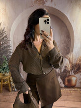 Charger l'image dans la galerie, Jupe short asymétrique chocolat LILAS (36 au 40)