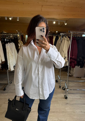 Chemise blanche uni EVANNE (36 au 44 )