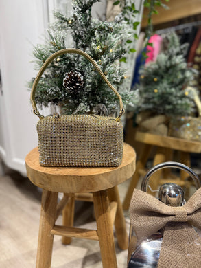 Sac à sequin doré