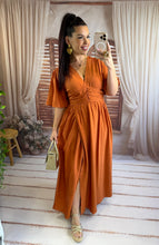 Charger l'image dans la galerie, Robe terracota AMOR (40 au 48)( reste taille 46 )