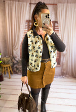 Charger l'image dans la galerie, Gilet sans manches fleuri JEANNE (34 au 48)