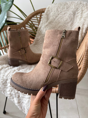 Bottine taupe clair Anita