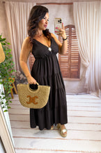 Charger l'image dans la galerie, Robe uni soleil chocolat ALIX (36 au 46)