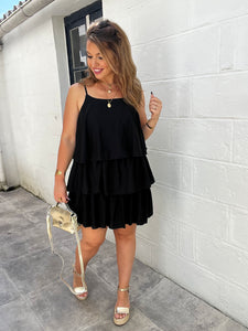 Robe courte josy noir ( 34 au 40 )