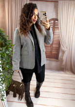 Charger l'image dans la galerie, Blazer vichy chocolat/noir BLEUENN (36 au 48)
