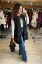 Charger l&#39;image dans la galerie, Veste sans manches noir CAROLE (36 au 44)