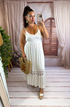 Charger l'image dans la galerie, Robe bretelles blanche ROMY (36 au 40) (Copie)