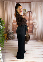 Charger l'image dans la galerie, Pantalon de costume fluide noir BILL