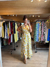 Charger l&#39;image dans la galerie, Robe Izïa citron  ( reste taille s/m , m/l )