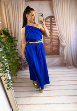 Charger l'image dans la galerie, Ensemble top + jupe bleu électrique KLARA (36 au 44)
