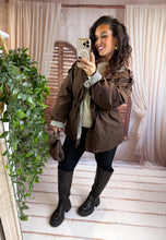 Charger l'image dans la galerie, Manteaux imperméable chocolat JOSÉPHINE (38 au 52)
