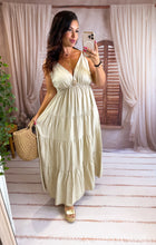 Charger l'image dans la galerie, Robe uni soleil beige ALIX (40 au 46)