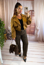 Charger l'image dans la galerie, Veste courte en suédine camel BLAIR (36 au 42)