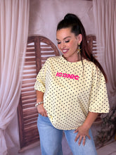 Charger l'image dans la galerie, TEE shirt sweat jaune à pois iconic VICTORIA (36 au 42)