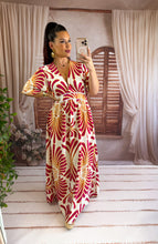 Charger l'image dans la galerie, Robe motif framboise FAUVE ( 36 au 48)