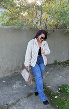 Charger l&#39;image dans la galerie, Manteau beige fourrure synthétique THAIS (36 au 42)