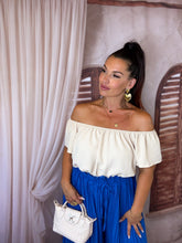 Charger l'image dans la galerie, Top col bardot beige ( 38 au 48 )