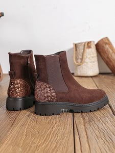 Bottine chocolat ARIELLE