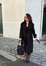 Charger l&#39;image dans la galerie, Manteau long noir COLETTE (34 au 44)