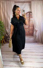 Charger l'image dans la galerie, Robe noeud noir MELBA (34 au 48)
