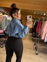 Charger l'image dans la galerie, Jean slim noir SOLENN (38 au 48)