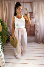 Charger l'image dans la galerie, Pantalon gaz de coton rayé rose ( 34 au 46 ) New