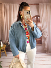 Charger l'image dans la galerie, Veste bombers en jeans GABY  ( 36 au 48)