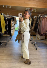 Charger l&#39;image dans la galerie, Jupe fendu écru SACHA (34 au 42)