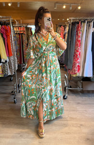 Robe verte ÉDEN (reste taille 40)