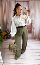 Charger l'image dans la galerie, Pantalon de costume fluide kaki BILL