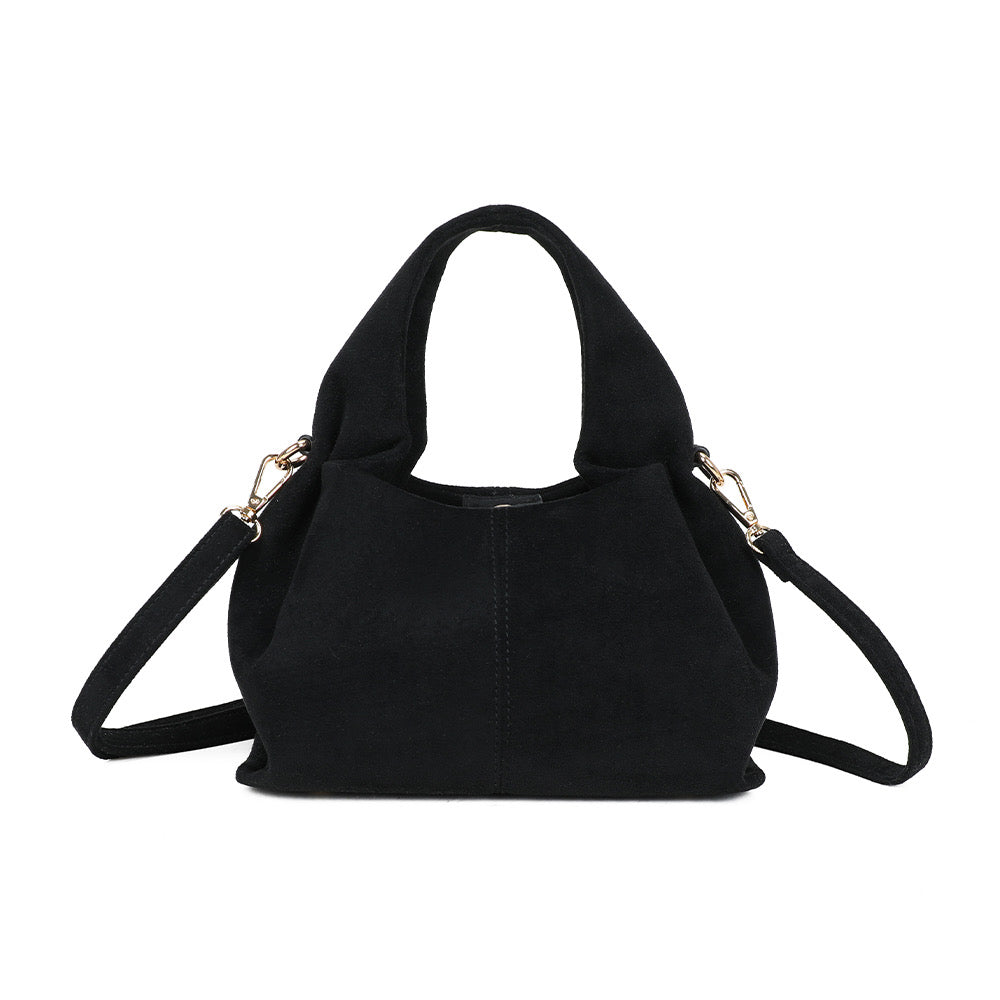Sac effet daim noir JACKIE