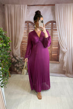 Charger l'image dans la galerie, Robe longue violet KURTY (36 au 40)