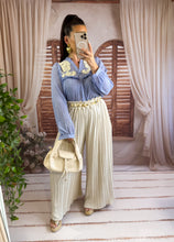 Charger l'image dans la galerie, Pantalon Plissé beige LONDRES (38 au 48)