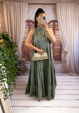 Charger l'image dans la galerie, Robe longue kaki MOLLY ( 36 au 44 )