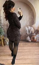 Charger l'image dans la galerie, Combishort chocolat boutons or JOVIE (36 au 40)