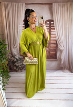 Charger l'image dans la galerie, Robe longue Spain vert olive ( 38 au 48)