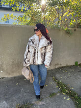 Charger l&#39;image dans la galerie, Manteau fourrure synthétique écru YLA (36 au 44)