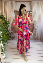 Charger l'image dans la galerie, Robe rose JUDITH (36 au 48)