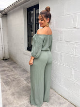 Charger l'image dans la galerie, Ensemble kaki top + pantalon IRIA (36 au 42 )