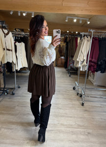Gilet  tout doux blanc DONNA (34 au 46)